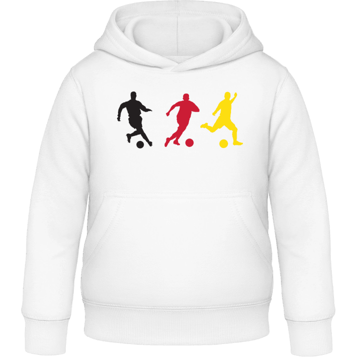 German Soccer Silhouettes Kids Hoodie contain pic