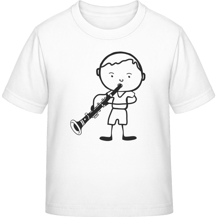 Clarinetist Comic Character Kids T-shirt 0 image