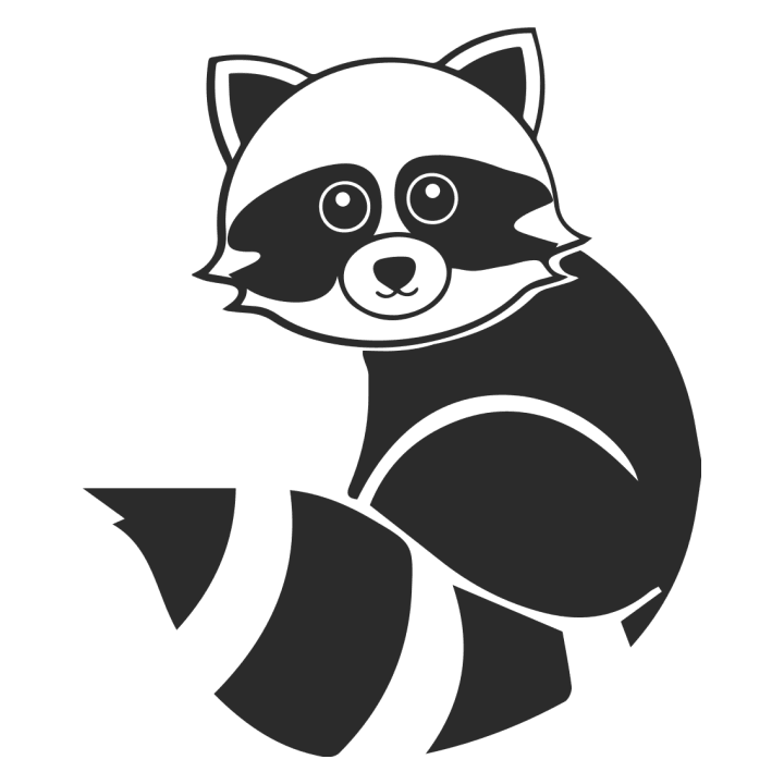 Raccoon Outline Stofftasche 0 image