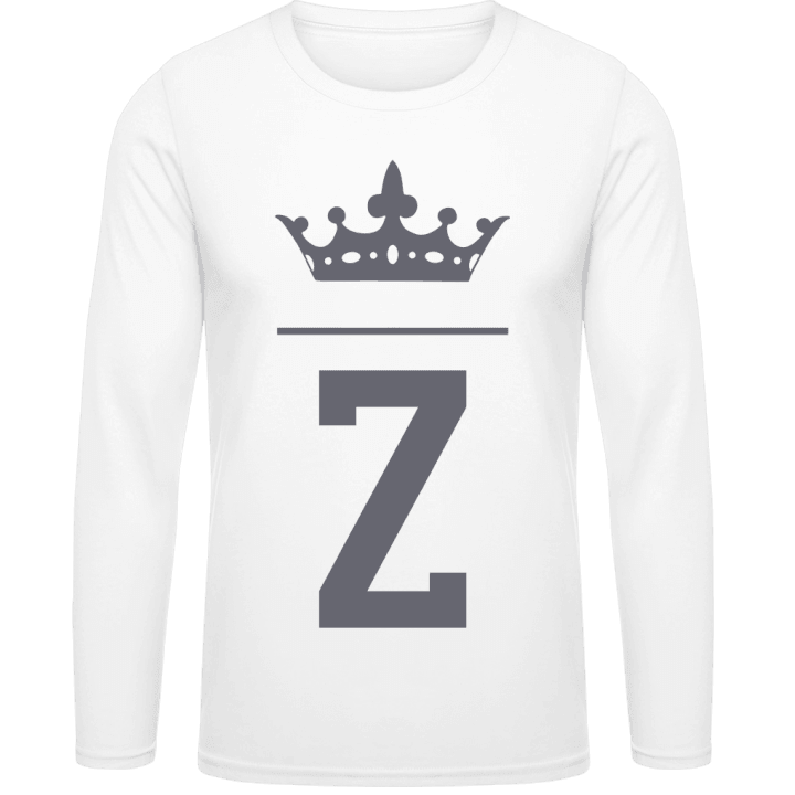 Z Initial Langarmshirt contain pic