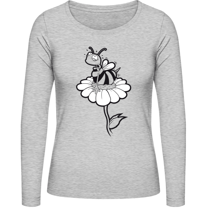 Fleur Et Abeille T-shirt à manches longues pour femmes 0 image