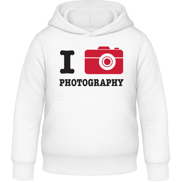 I Love Photography Kids Hoodie contain pic