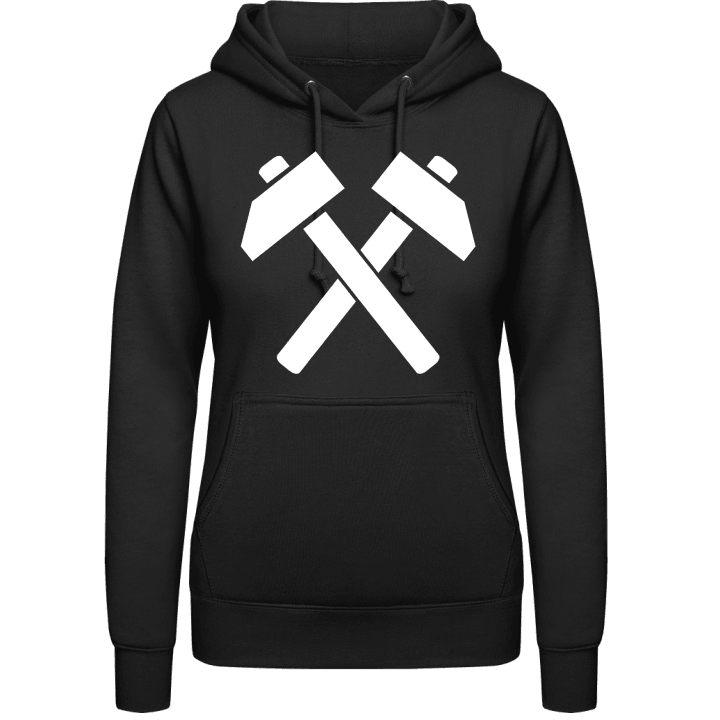 Crossed Hammers Women Hoodie contain pic