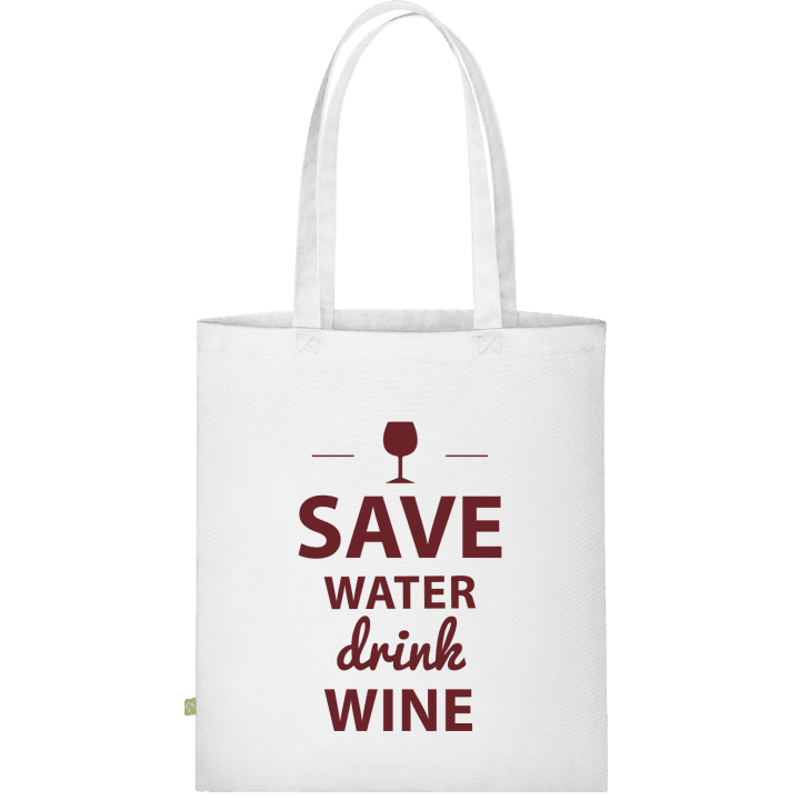 Save Water Drink Wine Bolsa de tela contain pic