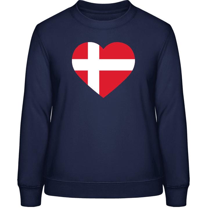 Dänemark Herz Frauen Sweatshirt contain pic