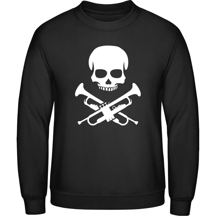 Trumpeter Skull Sweatshirt contain pic