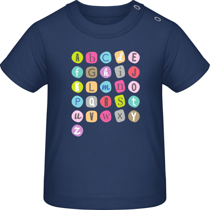 Colored Alphabet Baby T-Shirt contain pic