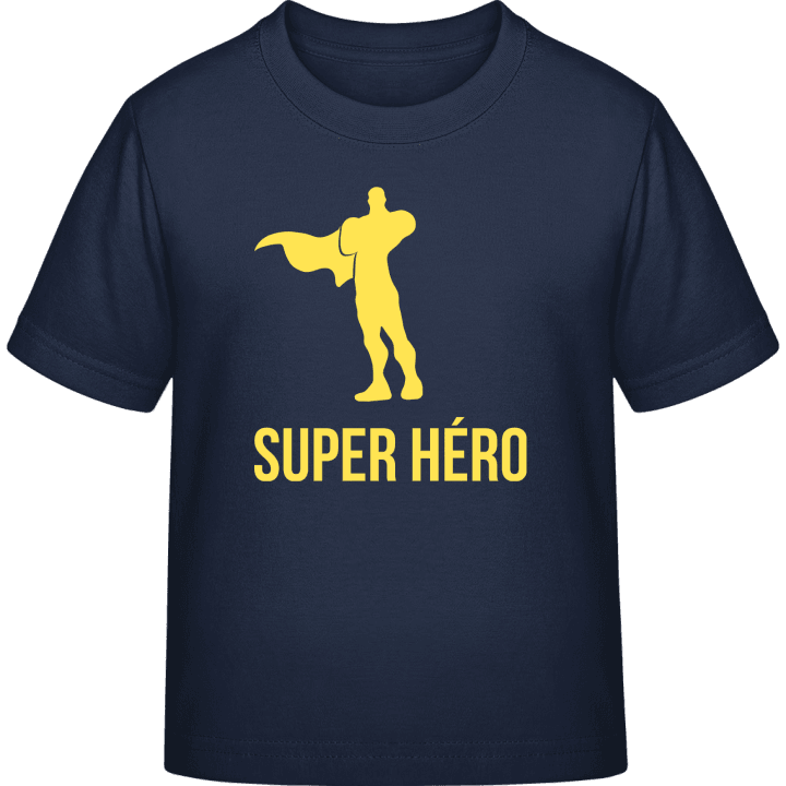 Super Héro Silhouette Kinderen T-shirt contain pic