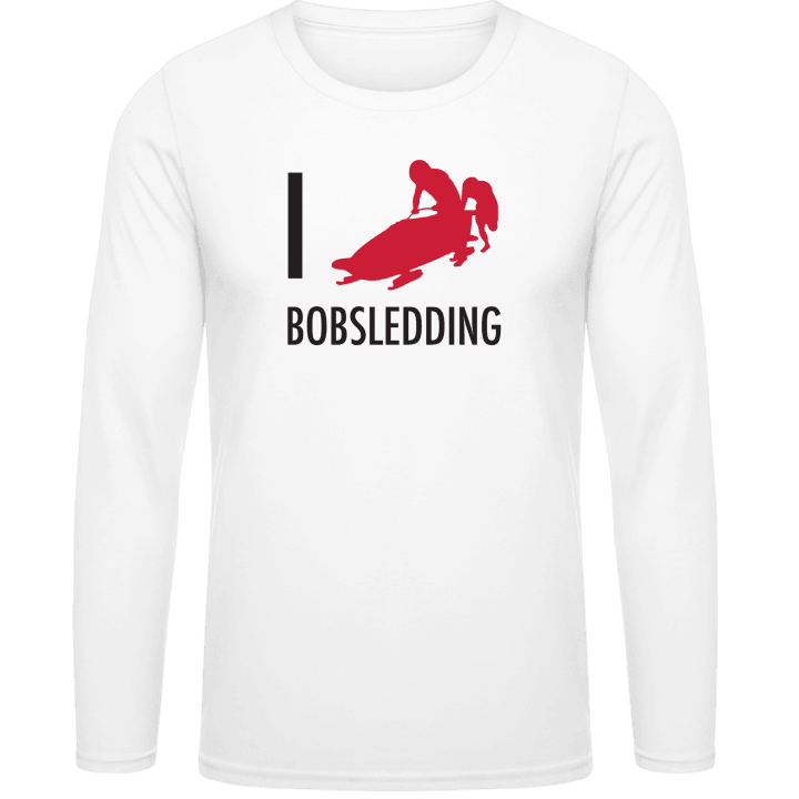 I Love Bobsledding T-shirt à manches longues contain pic