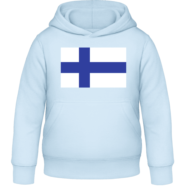 Finland Flag Felpa con cappuccio per bambini contain pic