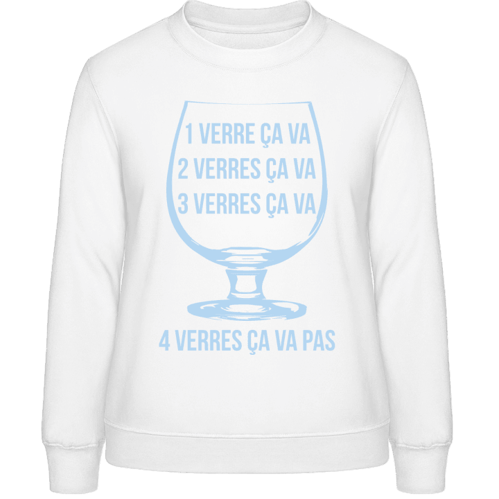 1 Verre Ça Va Sweat-shirt pour femme contain pic