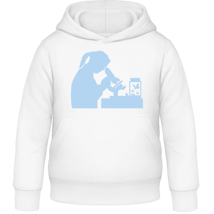 Biologist Silhouette Female Kids Hoodie contain pic