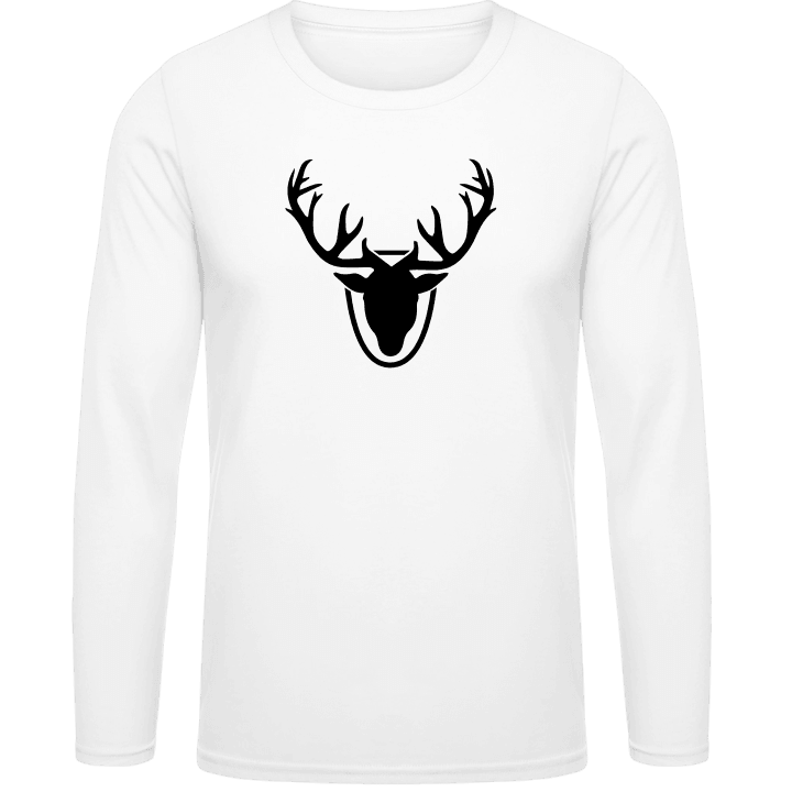 Antlers Trophy Silhouette Long Sleeve Shirt 0 image