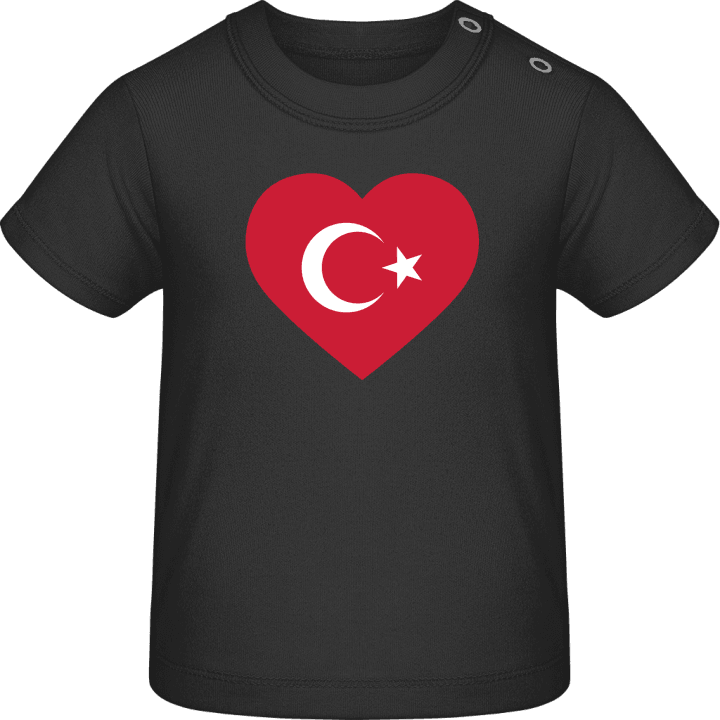 Turkey Heart Flag Camiseta de bebé contain pic