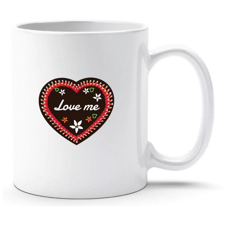 Love Me Gingerbread Heart Tasse contain pic