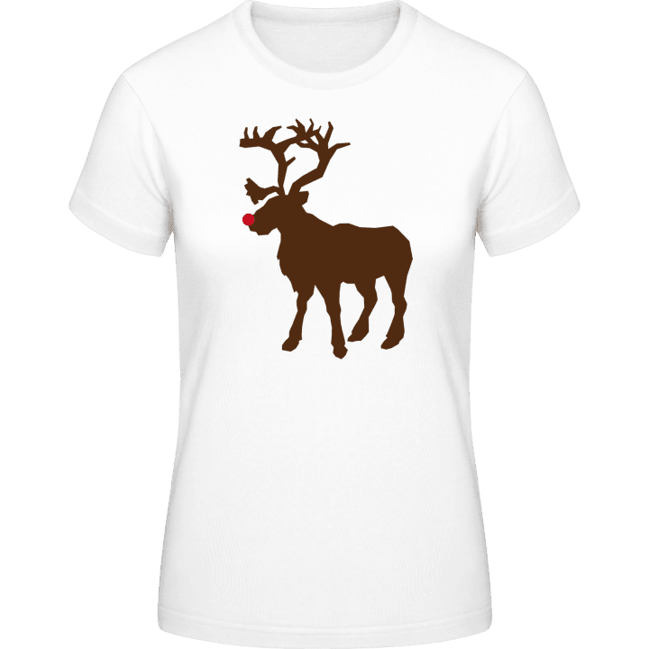 Red Nose Reindeer T-shirt för kvinnor 0 image
