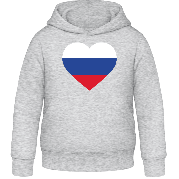 Russia Heart Flag Felpa con cappuccio per bambini contain pic
