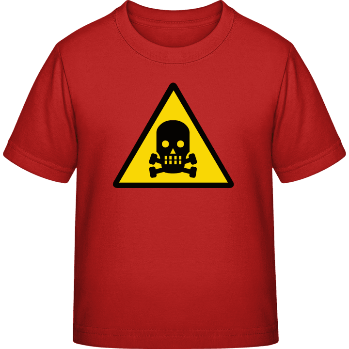 Poison Caution T-shirt för barn contain pic
