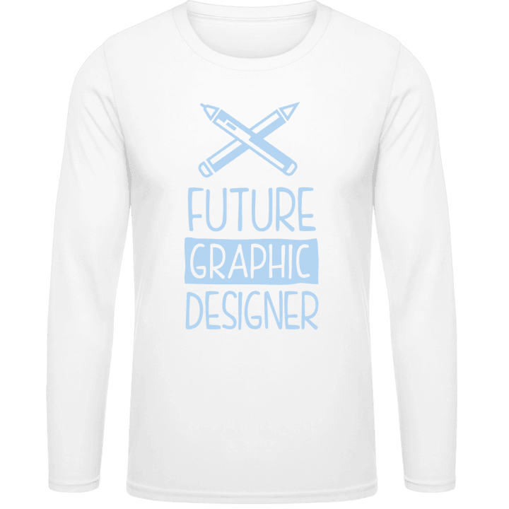 Future Graphic Designer T-shirt à manches longues contain pic