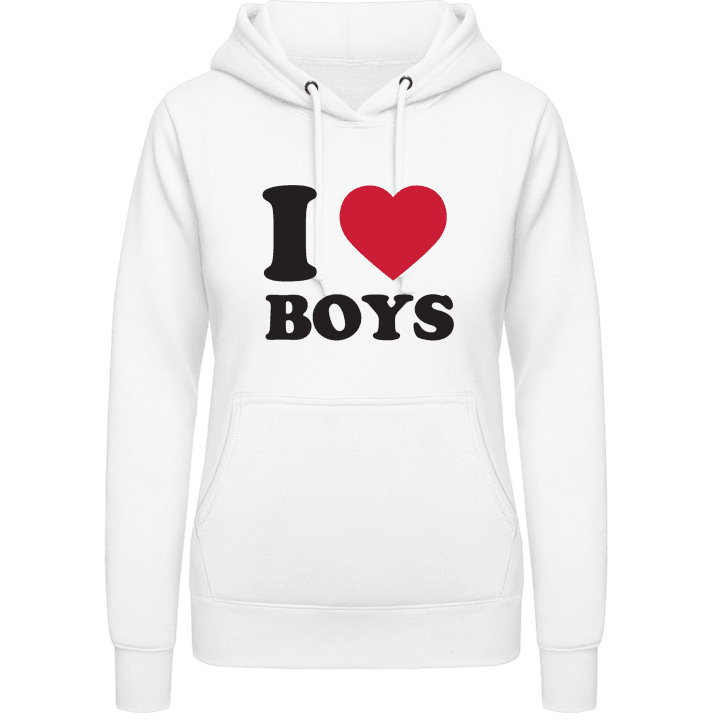 I Heart Boys Vrouwen Hoodie contain pic