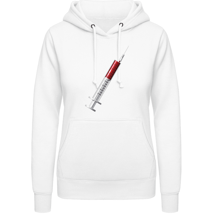 Blood Injection Hoodie för kvinnor contain pic