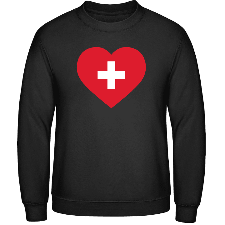 Switzerland Heart Flag Sweatshirt contain pic