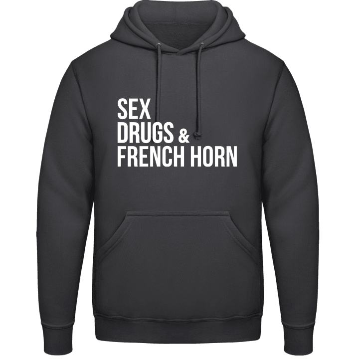 Sex Drugs & French Horn Sudadera con capucha contain pic
