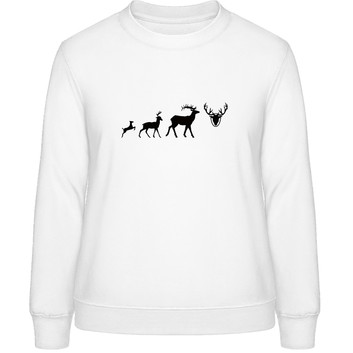 Evolution Of Deer To Antlers Sweat-shirt pour femme 0 image