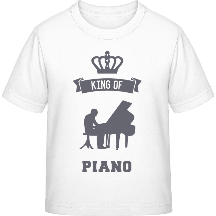 King Of Piano T-shirt för barn contain pic