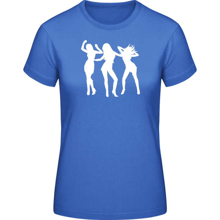 Dancing Chicks T-skjorte for kvinner contain pic
