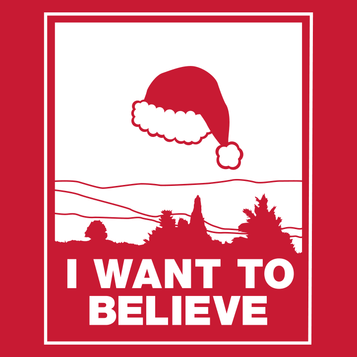 I Want To Believe In Santa T-shirt à manches longues pour femmes 0 image