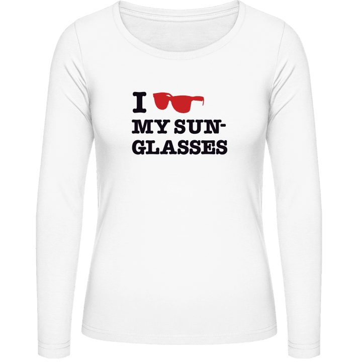 I Love My Sunglasses Langermet skjorte for kvinner 0 image