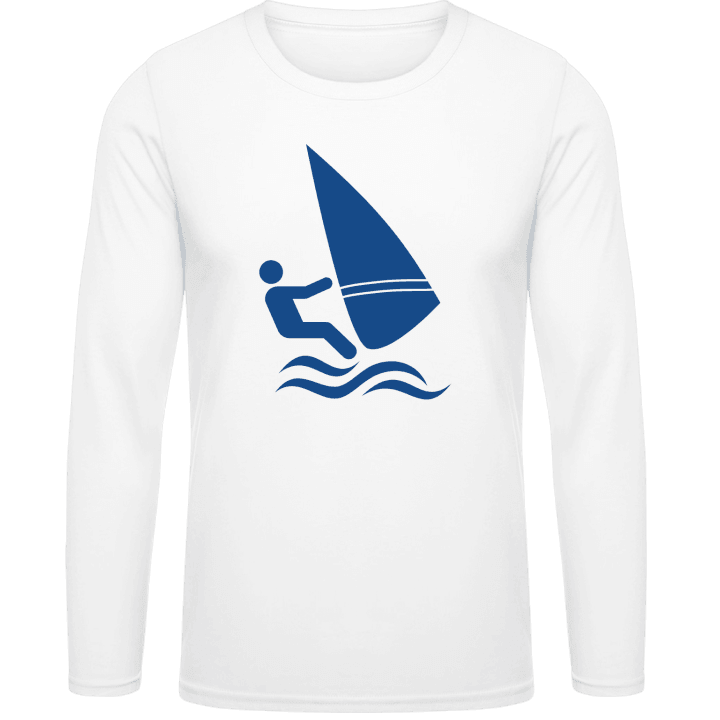 Windsurfer Icon T-shirt à manches longues contain pic