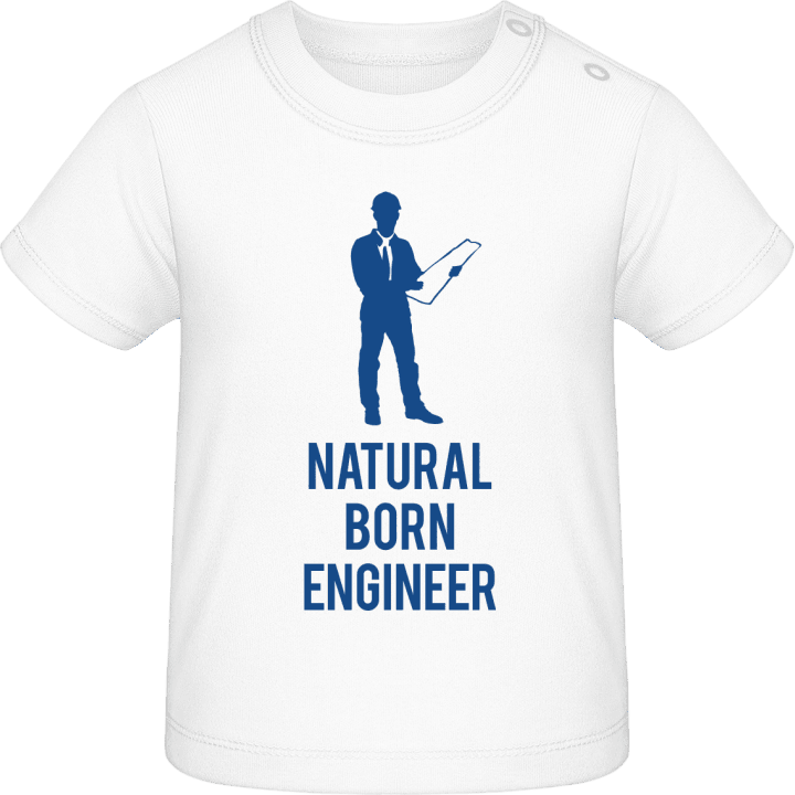 Natural Born Engineer Camiseta de bebé contain pic