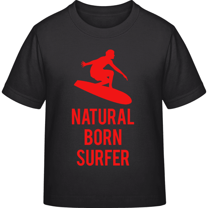 Natural Born Wave Surfer T-skjorte for barn contain pic