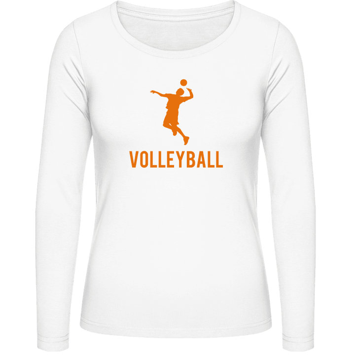 Volleyball Sports Langermet skjorte for kvinner contain pic