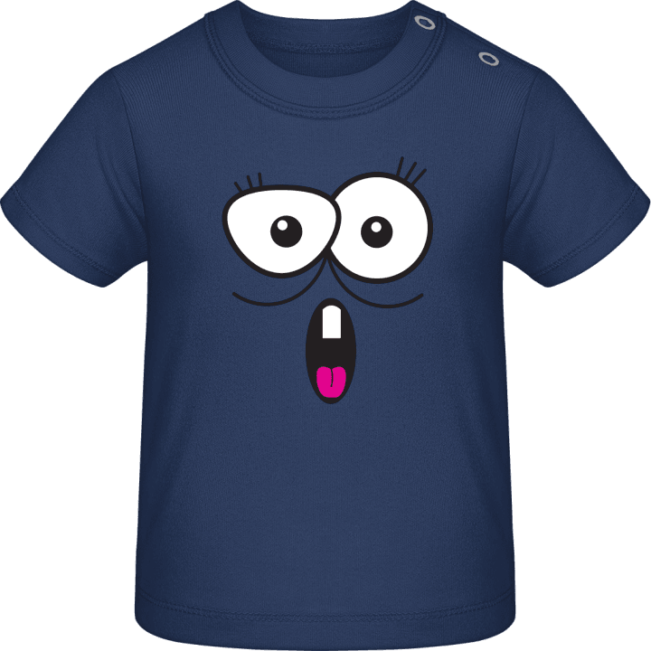Comic Face Monster T-shirt för bebisar 0 image