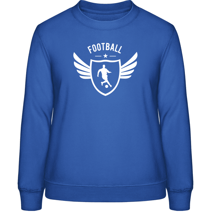 Football Winged Sweatshirt för kvinnor contain pic