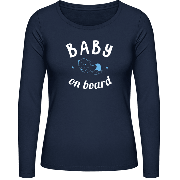 Baby Boy on Board Frauen Langarmshirt 0 image