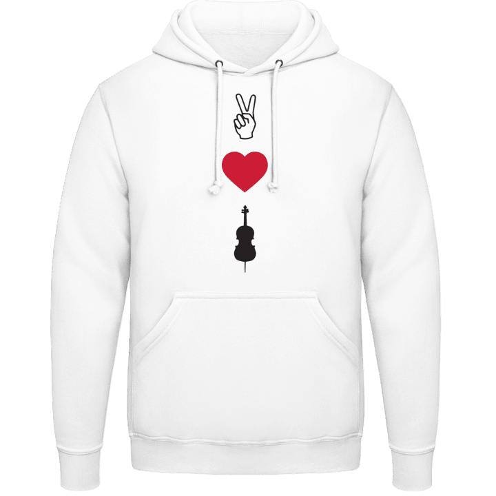 Peace Love Cello Hoodie contain pic