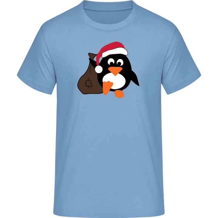 Penguin Santa T-skjorte 0 image