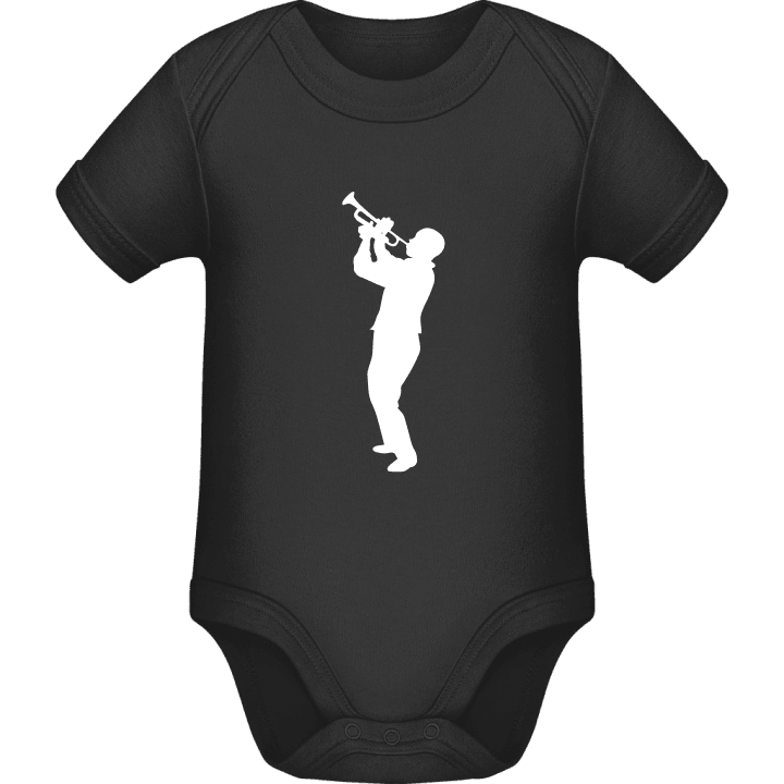 Trumpeter Silhouette Baby romper kostym contain pic