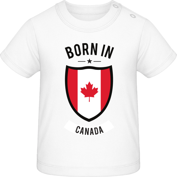 Born in Canada T-shirt bébé contain pic