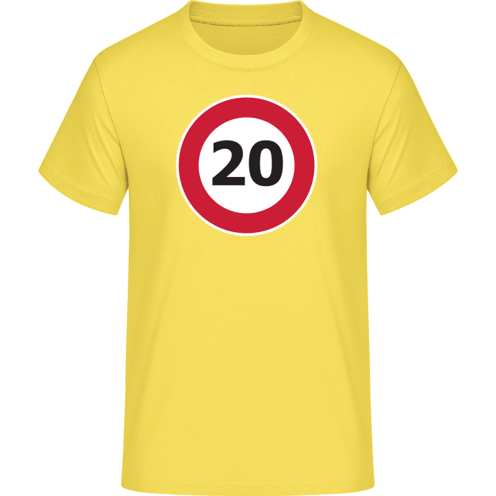 20 Speed Limit T-skjorte 0 image
