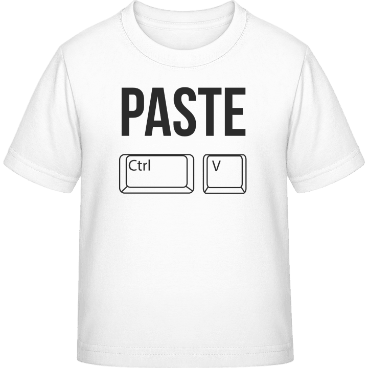 Paste Ctrl V Camiseta infantil contain pic