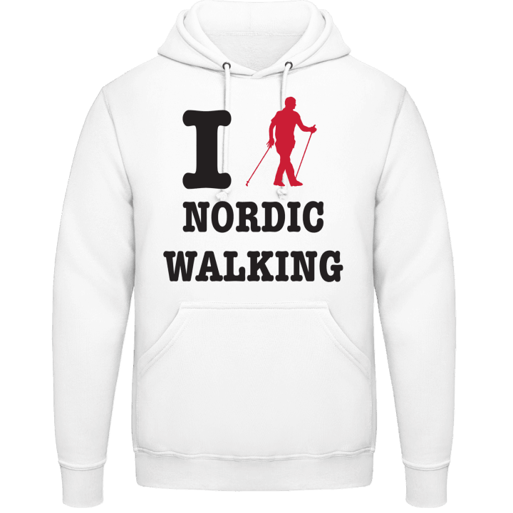 I Love Nordic Walking Huvtröja contain pic