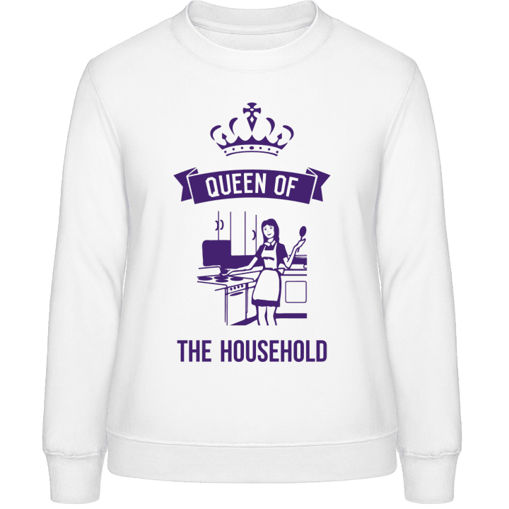 Queen Of Household Sweatshirt för kvinnor contain pic