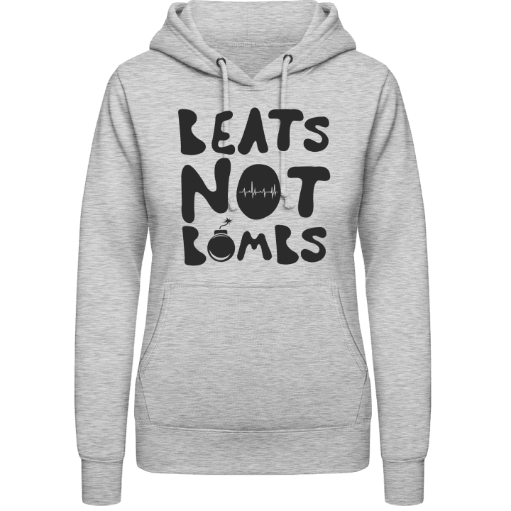 Beats Not Bombs Vrouwen Hoodie contain pic