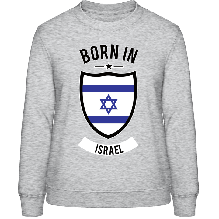 Born in Israel Sweat-shirt pour femme contain pic