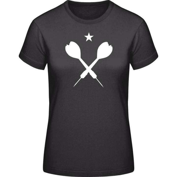 Crossed Darts T-skjorte for kvinner contain pic